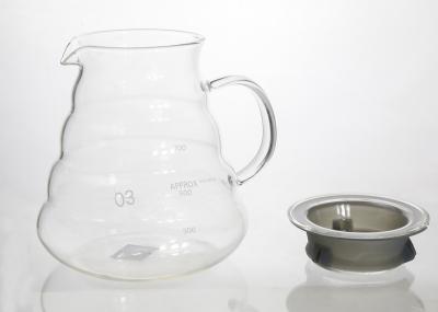 27oz Standard Clear Antique Glass Coffee Pots With Handle For Hand Drip Coffee
