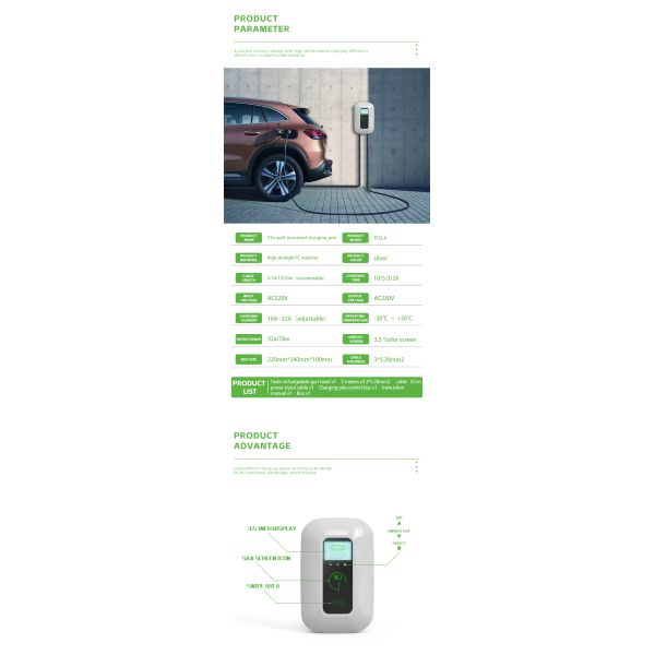 Customization Mode 3 7kw 32A Tesla EV Smart Charger With APP WIFI
