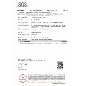 Hebei AJS New Material Technology Co., Ltd. Certifications