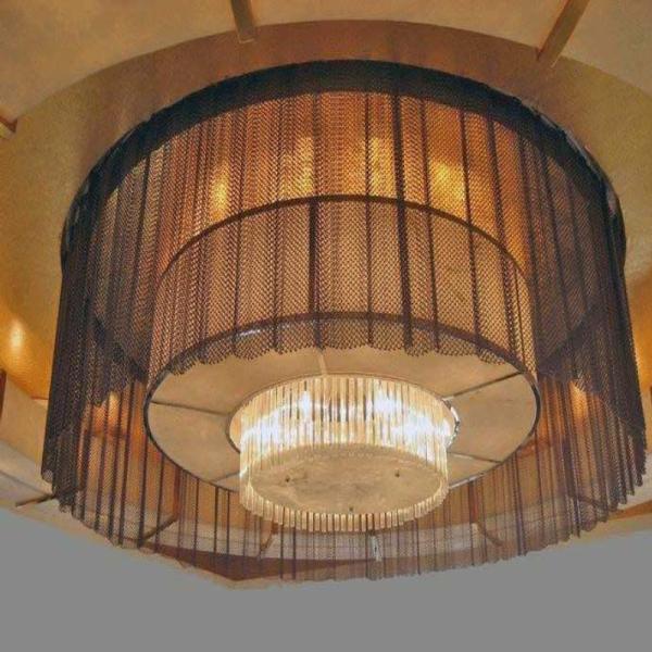 Diamond Chain Link Aluminum 2.0mm Decorative Wire Mesh