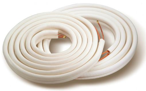 Pancake AC Spare Part Air Conditioner Insulated Copper Tube 1/2'' 3.5m