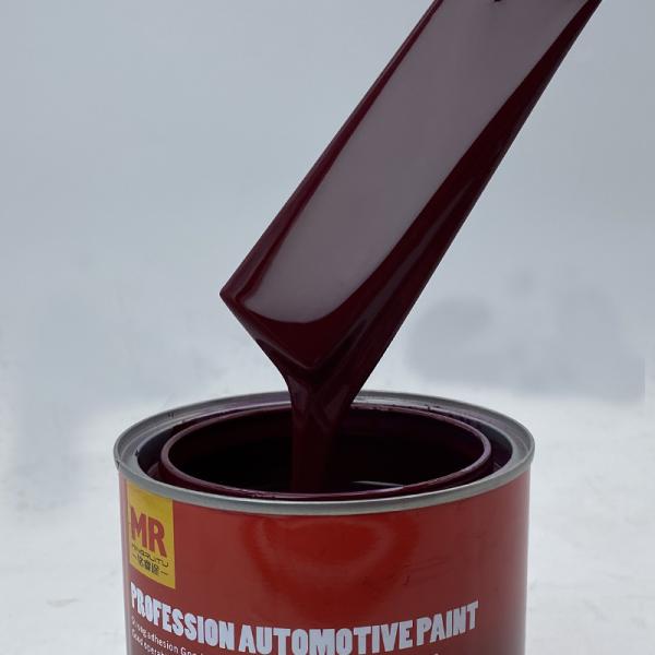 M110 Rojo Púrpura Profundo 1K Pintura de automóviles Revestimiento líquido Pintura de acabado automotriz
