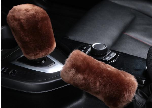 Tampa de volante bege da pele de carneiro do outono/inverno com lãs de Austrália