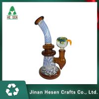 Mini Beaker Bubbler irrégulier verre de Borosilicate de 8 pouces Bongs