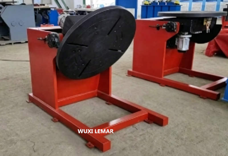 5000kg Rotary Welding Turntable for Tank Pipe Flange Circular Welding