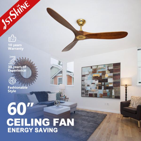 DC Motor Power Saving 3 Blade Ceiling Fan No Light 6 Speed Choice