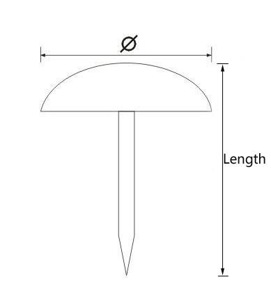 Furniture hardware decorative sofa nail upholstery nail heads with high quality