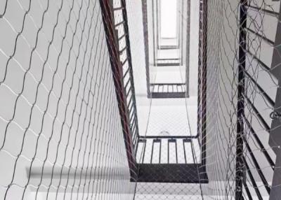 Aisi 304 Stainless Steel Cable Netting 1.5mm 26mm Mesh Anti-Fall Fencing