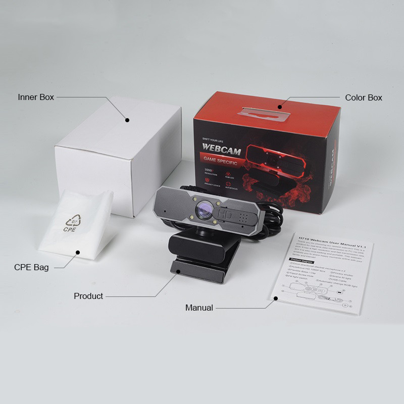 2,0 фокус веб-камеры 4k USB ПК ноутбука Megapixel 1920x1080 CMOS автоматический