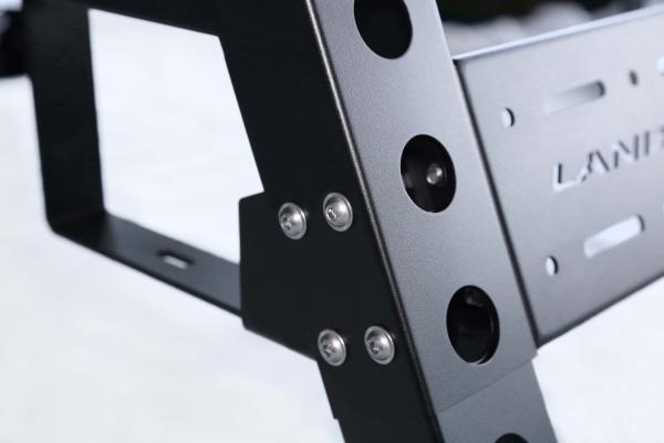 Ford Ranger Jeep Tacoma Tundra Hilux Truck Bed Rack with Adjustable and Silver Design