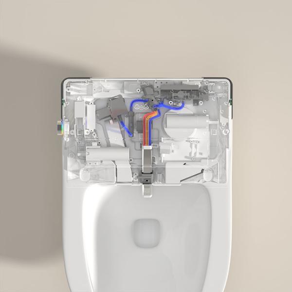 SONSILL White Ceramic Bathroom Toilet Bowl With P-Trap Drainage High Standard Design