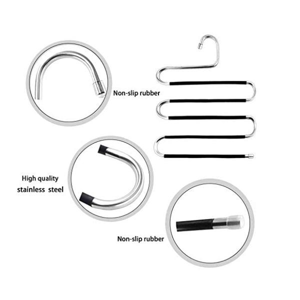 Продукты посуды вешалок одежд нержавеющей стали вешалок брюк S-формы