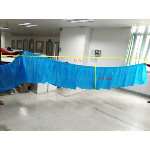 Jupes en plastique jetables de Tableau de couleur solide
