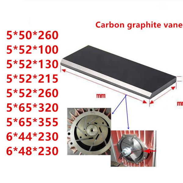 As Per Your Requirement Carbon Graphite Vane and Blade for Vacuum Pump from Suppliers