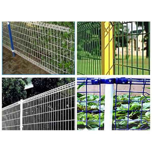 Ornamental Double Loop Steel Wire Fencing / Decorative Wire Mesh Security Fencing