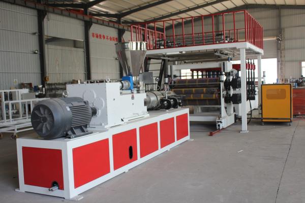 Linha de extrusão de filme de PVC de parafuso profundo 20kg/H-40Kg/H Máquina de fabricação de filme de PVC