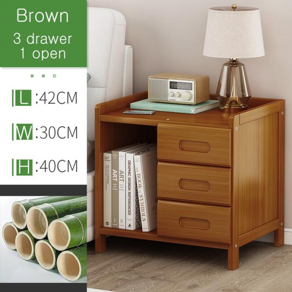 Bedroom Furniture Nightstand with Drawers Small End Table for Storage Desk Bed Side Organizer Cabinet Shelf