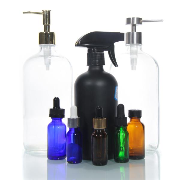 30 ml 120 ml pompe en verre lotion pulvérisation crème rouleau gouttelette sérum bouteille conteneur pour emballage cosmétique