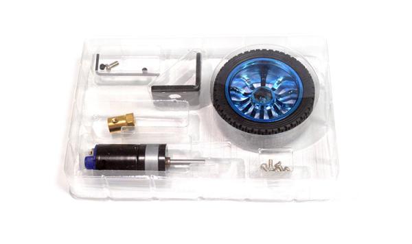 motor dobro da C.C. dos motores 12v da engrenagem da C.C. de 25mm roda alta do torque do micro