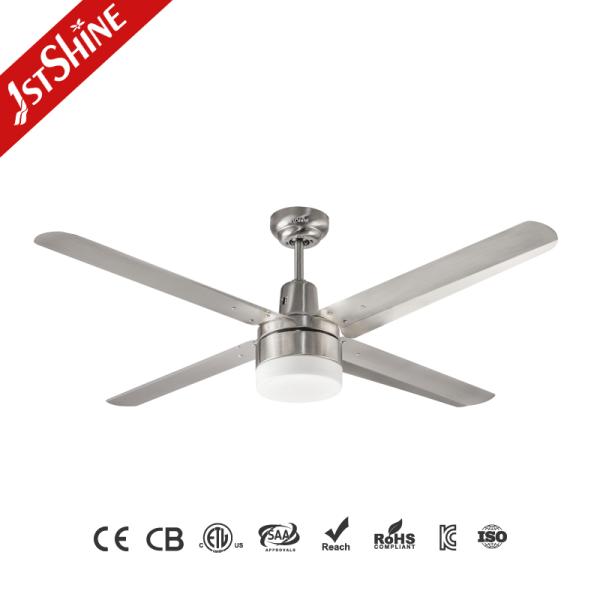 fan de techo de Dimmable de las cuchillas del hierro 110V 52 pulgadas con el motor de CA