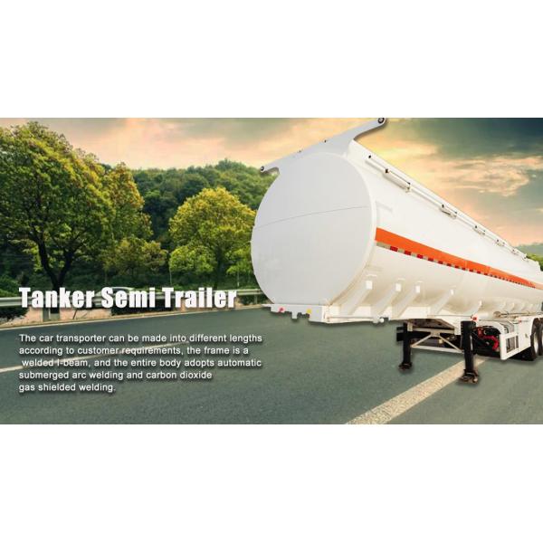 70 Ton Stainless Steel Fuel Tank Semi-Trailer Flatbed Chassis for Oil Tanker 40FT 20FT