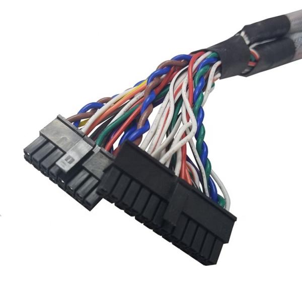 JAE Connector PVC Jacket Black Replace Wire Harness OEM Custom Auto Wiring Harness