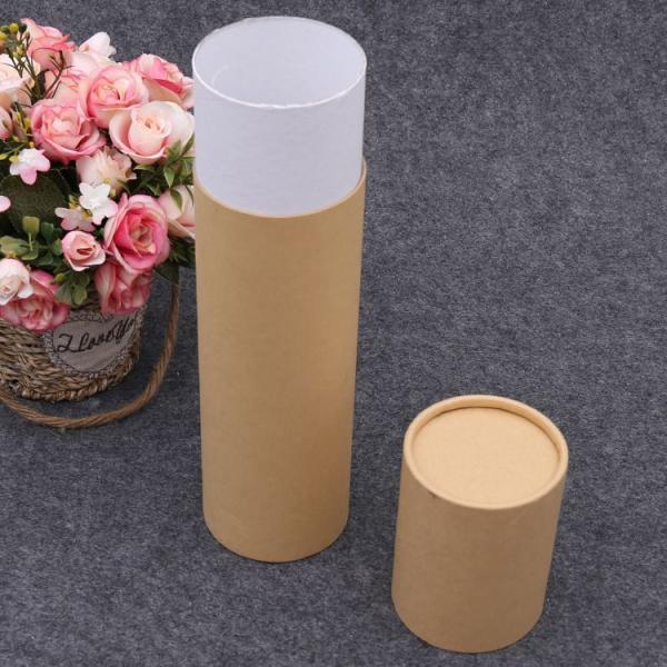 Cute Fancy Art Paper Cans Packaging Corrugated Cylinder Paper Tube Packaging Box