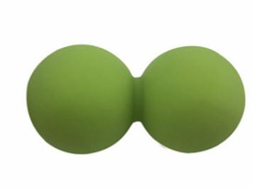 Logotipo impresso do amendoim da terapia do músculo da bola da massagem da ioga da aptidão da bola silicone dobro