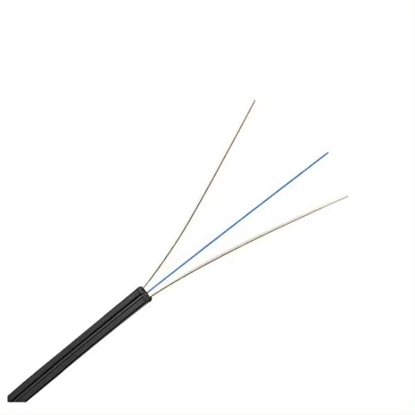 FTTH INDOOR OUTDOOR GJYXCH OPTICAL FIBER DROP CABLE FRP 1 2 4 CORE FIBER OPTIC CABLE