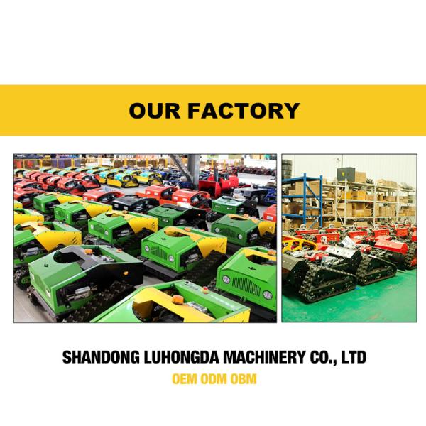 Hot Sale CE Approve Grass Cutting Machine Crawler Brush Cutter for Agriculture Remote Control AI Robot Lawn Mower