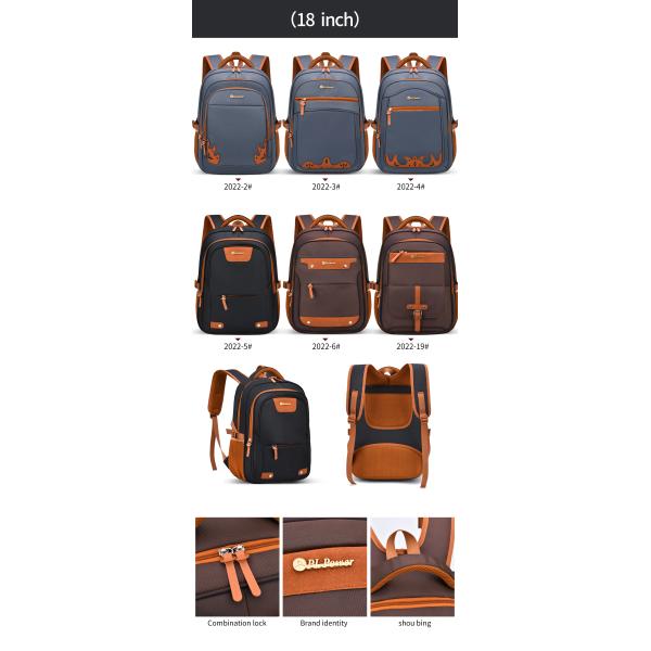 College Business Casual Backpack Water Resistant Laptop Backpack 18 Inch