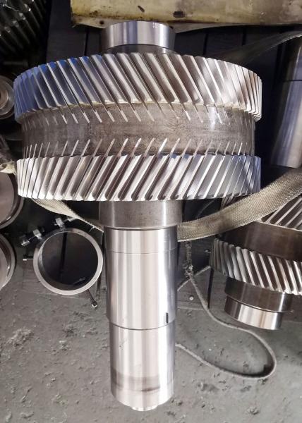 DIN 18CrNiMo7 Steel 4 Module 77T Double Helical Gears For Gearbox