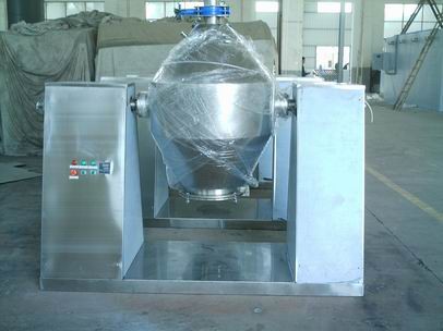 Double Cone Rotating Integrated Hot Water / Steam 4KW / 3300KG Vacuum Dryer SZG-1500