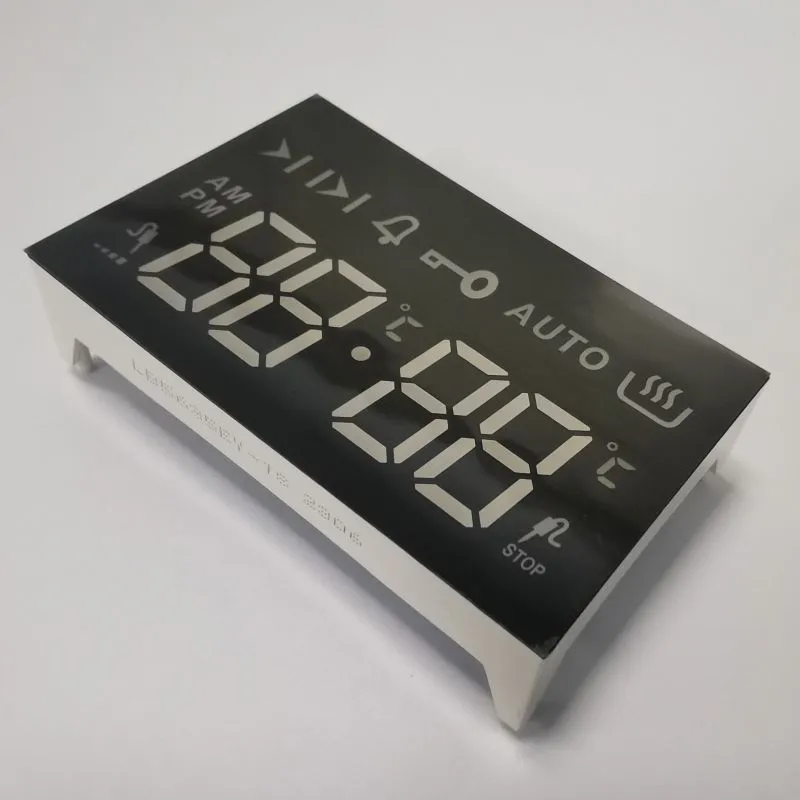Ultra Amber LED Display 7 Segment 4 Digit Common Cathode for 4 Key Touch Built-in Oven