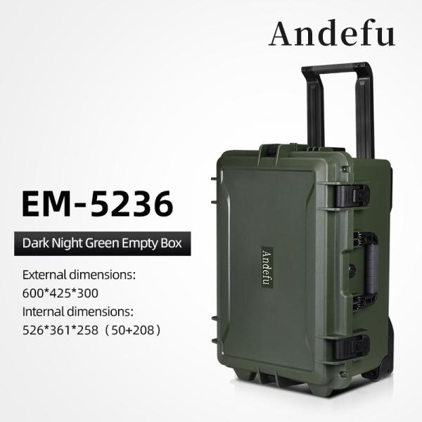 Maleta de vuelo estanca IP67 590x420x290mm Color y logotipo personalizados