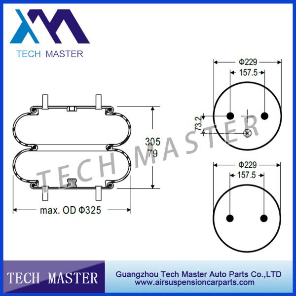 A suspensão completa industrial do passeio do ar das peças de automóvel dos fabricantes para o ar do Firestone do reboque grita OEM W01-358-7424 da mola