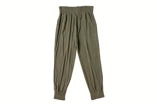 6 Color Soft Touch Cool Elastic Waist Casual Pants 100% Rayon