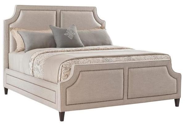 French Elegant Home furniture Queen King size Bed of latest double bed designs