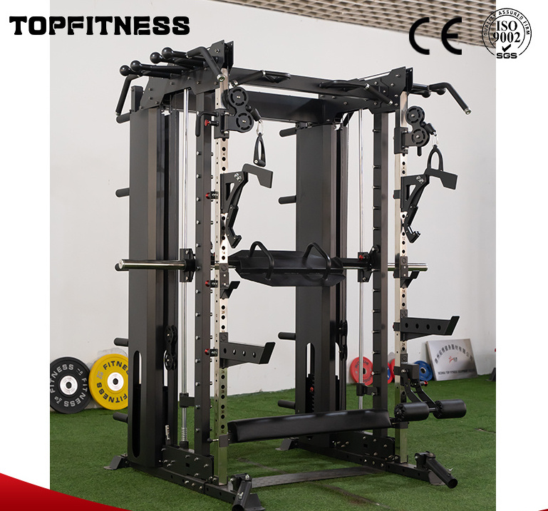 Многофункциональная силовая стойка Smith Machine для силовых тренировок и тренировок всего тела