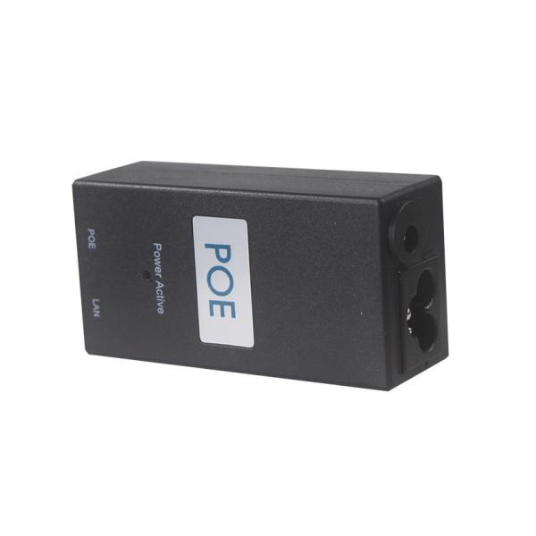 12V 24V 48V IPカメラ用の受動POEインジェクター 10/100/1000Mbps