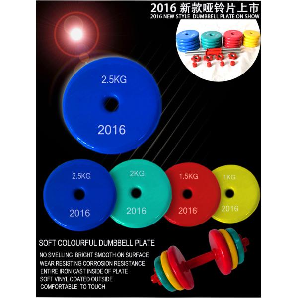 10kg 15kg 20kg 25kg 30kg 40kg Colorful Vinyl Coated Rubber Dumbbell Set