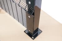 L2.2m circundam semi o anti cerco da escalada almofadam o revestimento do PVC de 358 Mesh Fence