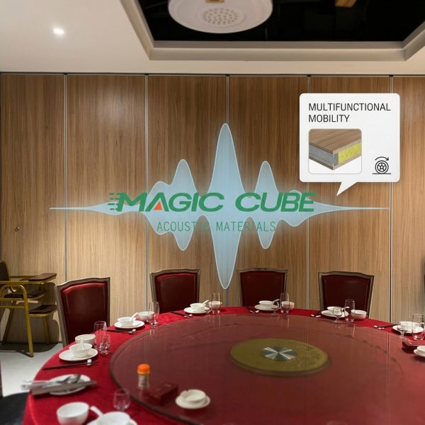 100% Polyester Fiber Acoustic Panel 1220x2440mm 9mm 3500gsm Sound Absorbing Wall Board for Church Interior Decoration