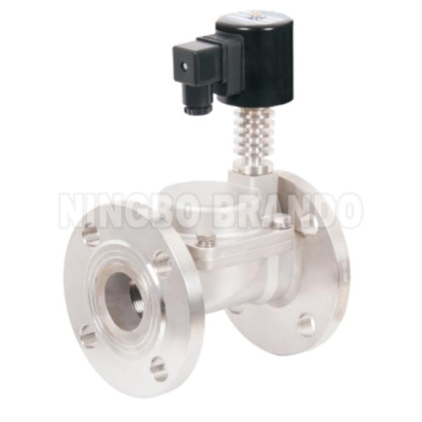 Flange Steam Solenoid Valve 180°C 16 бар Паровой горячей воды латунный соленоидный клапан 1/4' до 2' 220V 110V 24V