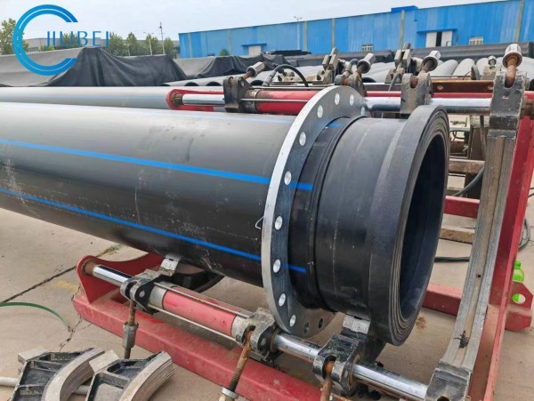 DN560 Sand / Slurry Dredging HDPE Pipe With UV Adhesives
