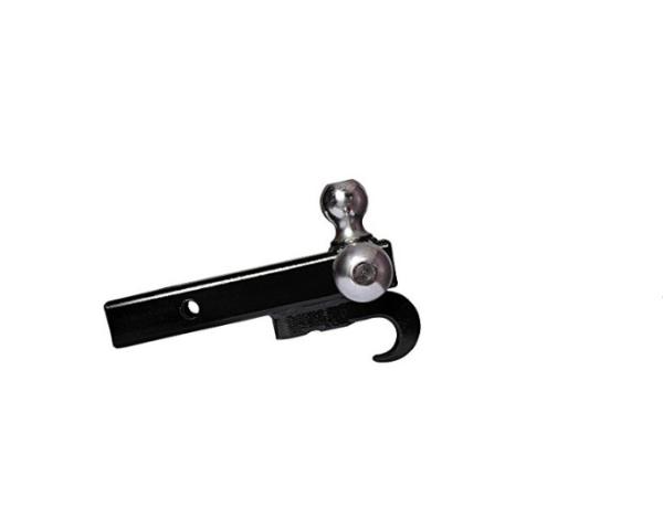 Trailer Ball Receiver / Tri Ball Hitch With Hook For 2 Hitch Trailer Receivers Mounts