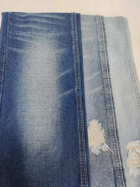 Good quality 85%Cotton woven twill style dark indigo Denim Fabric  for denim Jeans JSD3075-1