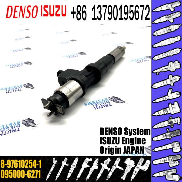 New Diesel fuel common rail injector 095000-6271 095000-6272 8-97610254-1 8-97610254-2 For ISUZU GIGA 6UZ1