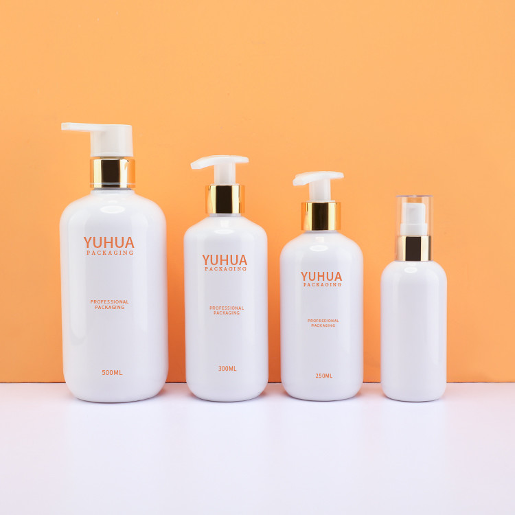 Skincare упаковывая пластиковую упаковку шампуня круглой бутылки 120ml 250ml 300ml