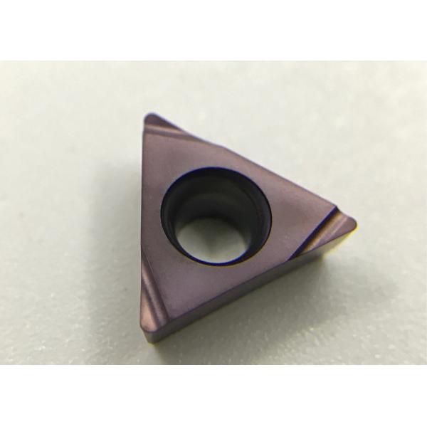 TPGH090204L CNC Carbide Inserts , Carbide Tool Inserts With ISO Standard